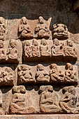 The great Chola temples of Tamil Nadu - The Brihadisvara temple of Gangaikondacholapuram. Sculptures of the vimana (South). 